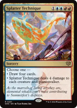 (231)《飛び散り技法/Splatter Technique》[SOS] 金R