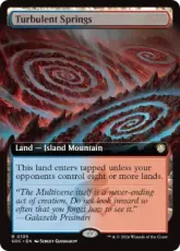 (105)■拡張アート■《渦巻く温泉/Turbulent Springs》[SOC] 土地R