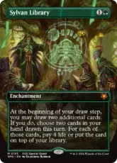 【Foil】(155)■ボーダーレス■《森の知恵/Sylvan Library》[SPG] 緑R