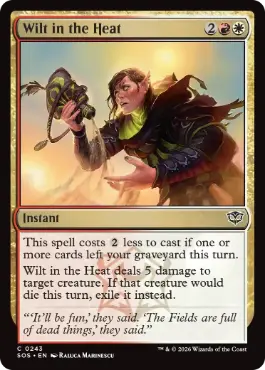 『予約シングル』(243)《暑さに萎れる/Wilt in the Heat》[SOS] 金C