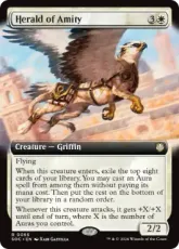 (065)■拡張アート■《アミティの伝令/Herald of Amity》[SOC] 白R