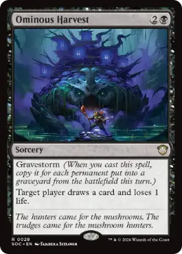 (028)《不吉な収穫/Ominous Harvest》[SOC] 黒R
