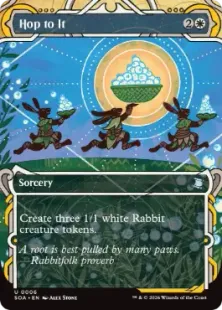 MTG 跳び込め　Hop to It キャンバスプリント Foil】(006)《Hop to It》[SOA] | hareruya