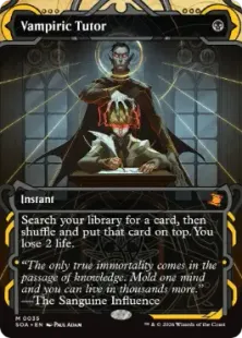 Foil】(035)《Vampiric Tutor》[SOA] | hareruya