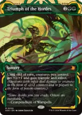 【Foil】(059)《大軍の功績/Triumph of the Hordes》[SOA] 緑R