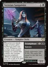 (029)《ステンシアの鮮血術師/Stensian Sanguinist》[SOC] 黒R