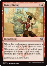 【Foil】(121)《生ける歴史/Living History》[SOS] 赤U