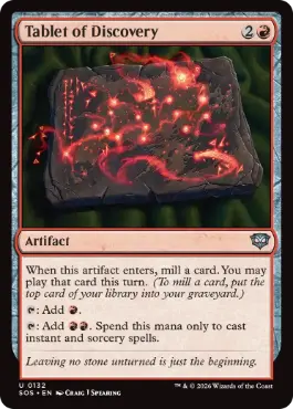 (132)《発見の石板/Tablet of Discovery》[SOS] 赤U