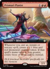 (082)■拡張アート■《プリズマリのピアニスト/Prismari Pianist》[SOC] 赤R