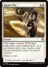 【Foil】(028)《レイピアの機知/Rapier Wit》[SOS] 白C
