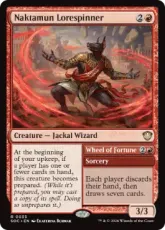 (033)《ナクタムンの伝承紡ぎ/Naktamun Lorespinner》[SOC] 赤R