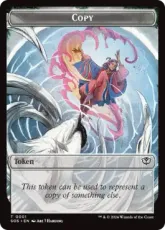 【Foil】(001)/(010)《コピー+スピリットトークン/Copy+Spirit Token》[SOS] 無/金