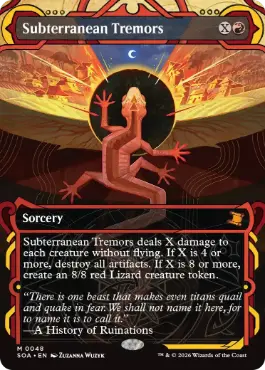 『予約シングル』(048)《地底の揺れ/Subterranean Tremors》[SOA] 赤R