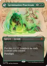 【Foil】(296)■ボーダーレス■《発芽の実習/Germination Practicum》[SOS-BF] 緑R