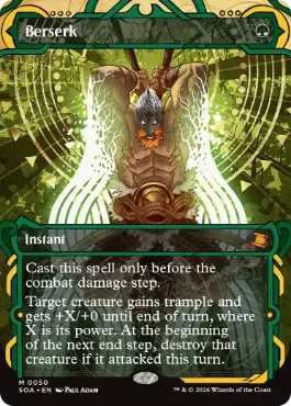 『予約シングル』(050)《狂暴化/Berserk》[SOA] 緑R