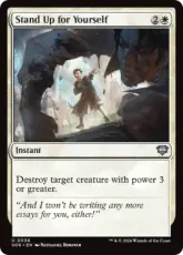 【Foil】(034)《己の為に立ち向かえ/Stand Up for Yourself》[SOS] 白U