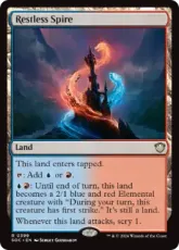(399)《眠らずの尖塔/Restless Spire》[SOC] 土地R