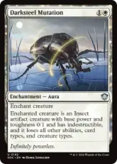 (142)《ダークスティールの突然変異/Darksteel Mutation》[SOC] 白U