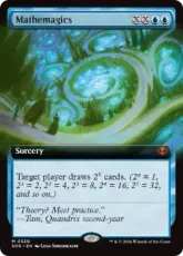 【Foil】(320)■拡張アート■《数魔学/Mathemagics》[SOS-BF] 青R