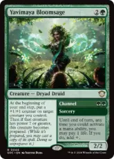 (044)《ヤヴィマヤの花賢人/Yavimaya Bloomsage》[SOC] 緑R