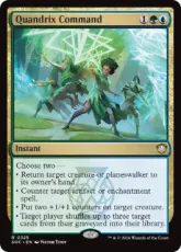 (325)《クアンドリクスの命令/Quandrix Command》[SOC] 金R
