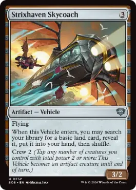 (252)《ストリクスヘイヴンの飛空バス/Strixhaven Skycoach》[SOS] 茶U
