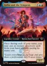 【Foil】(360)■拡張アート■《ザファイとザ・テンペスツ/Zaffai and the Tempests》[SOS-BF] 金R