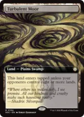 (104)■拡張アート■《渦巻く湿地帯/Turbulent Moor》[SOC] 土地R