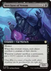 (076)■拡張アート■《毒物の商人/Merchant of Venom》[SOC] 黒R