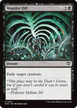 『予約シングル』(104)《道に迷う/Wander Off》[SOS] 黒C