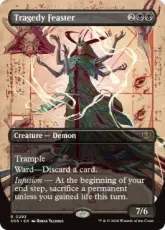 【Foil】(293)■ボーダーレス■《悲劇をむさぼる者/Tragedy Feaster》[SOS-BF] 黒R