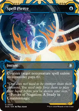 『予約シングル』(023)《呪文貫き/Spell Pierce》[SOA] 青U