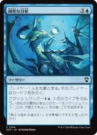 綿密な分析