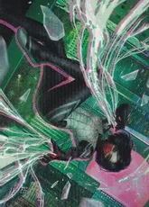 (029)【アート・カード】ウェブ紡ぎ、シルク[SPM]