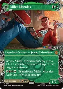 Foil ボーダーレス　マイルズ・モラレス/Miles Morales》 ボーダーレス】マイルズ・モラレス Miles Morales 英 foil