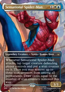 (025)■ボーダーレス■《センセーショナル・スパイダーマン/Sensational Spider-Man》[SPE] 金R