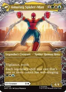 Foil】(208)□Borderless□《Peter Parker》/《Amazing Spider-Man