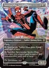 【テクスチャー・Foil】(239)■ボーダーレス■《スペクタキュラー・スパイダーマン/Spectacular Spider-Man》(Sensational)[SPM-BF] 白R