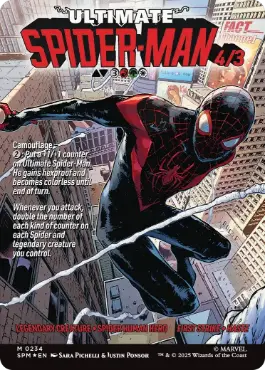 マイルズ モラレス miles morales ボーダーレス foil Miles Morales-borderless, Marvel Spider-Man:Foil (SPM) Price