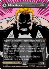 【Foil】(233)■ボーダーレス■《エディ・ブロック/Eddie Brock》/《リーサル・プロテクター、ヴェノム/Venom, Lethal Protector》[SPM-BF] 黒R