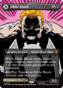 MTG エディ・ブロック ボーダーレスfoil MTG エディ・ブロック/リーサル・プロテクター、ヴェノム