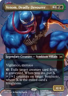 (022)■ボーダーレス■《命を貪るもの、ヴェノム/Venom, Deadly Devourer》[SPE] 金R