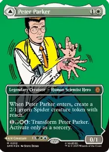 ピーター・パーカー foil 0232 ボーダーレス クラシックコミック Foil】(232)□ボーダーレス□《ピーター・パーカー/Peter Parker