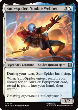 (154)《敏捷な糸使い、サン・スパイダー/Sun-Spider, Nimble Webber》[SPM] 金U
