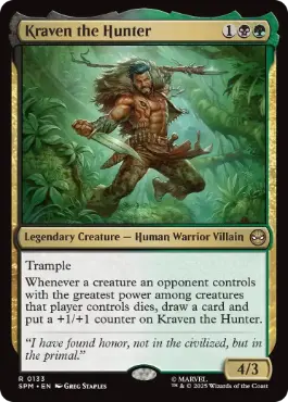 (133)《クレイヴン・ザ・ハンター/Kraven the Hunter》[SPM] 金R