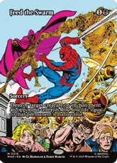 【Foil】(016)■ボーダーレス■《大群への給餌/Feed the Swarm》[MAR] 黒