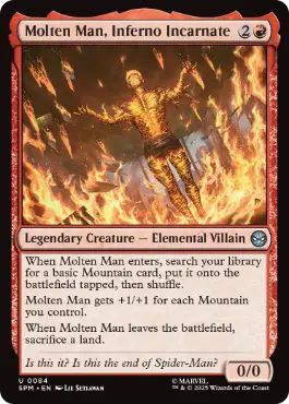 (084)《業火の具現、モルテンマン/Molten Man, Inferno Incarnate》[SPM] 赤U