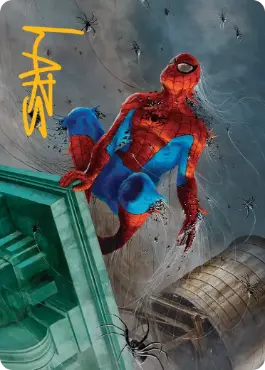 【箔押し】(021)【アート・カード】英雄的大群、スパイダーマン[SPM]