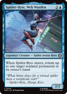 (044)《ウェブの番人、スパイダーバイト/Spider-Byte, Web Warden》[SPM] 青U