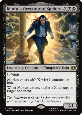(059)《蜘蛛を貪る者、モーラン/Morlun, Devourer of Spiders》[SPM] 黒R